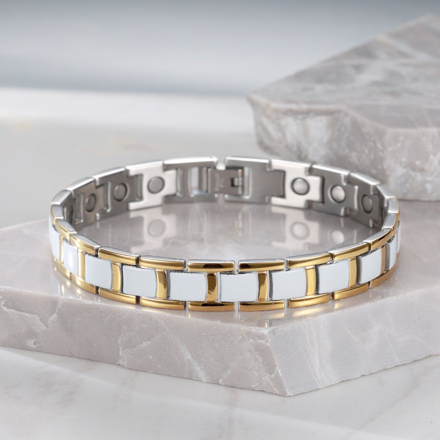 Feminine Shield Magnetic Bracelet For Women