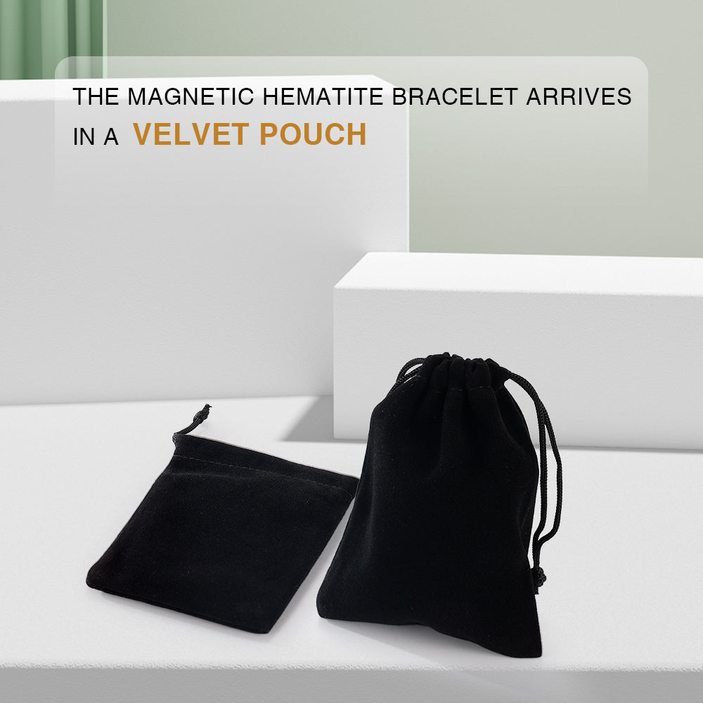 WELMAG Magnetic Hematite Bracelets for Lose Weight