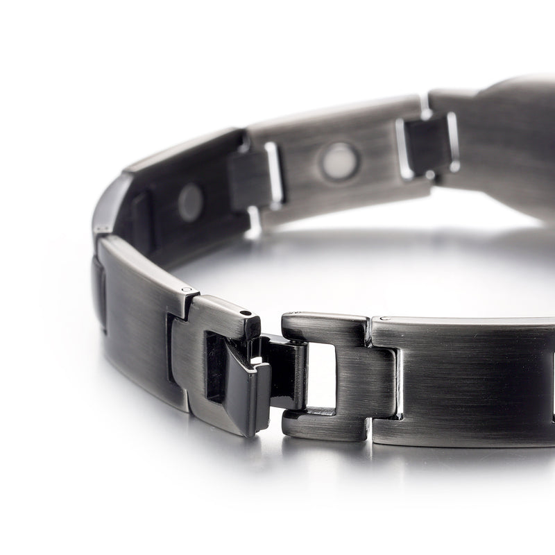 Men's Powerful Stainless Steel Magnetic Bracelet , OSB-225V