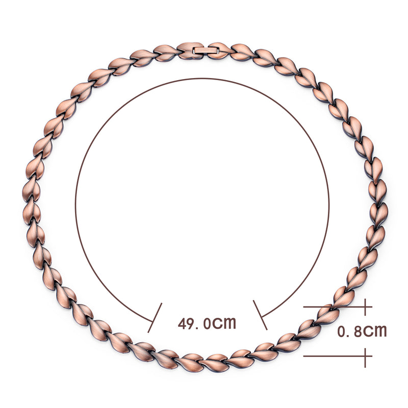 Powerful Copper Magnetic Therapy Necklace , OCN-081