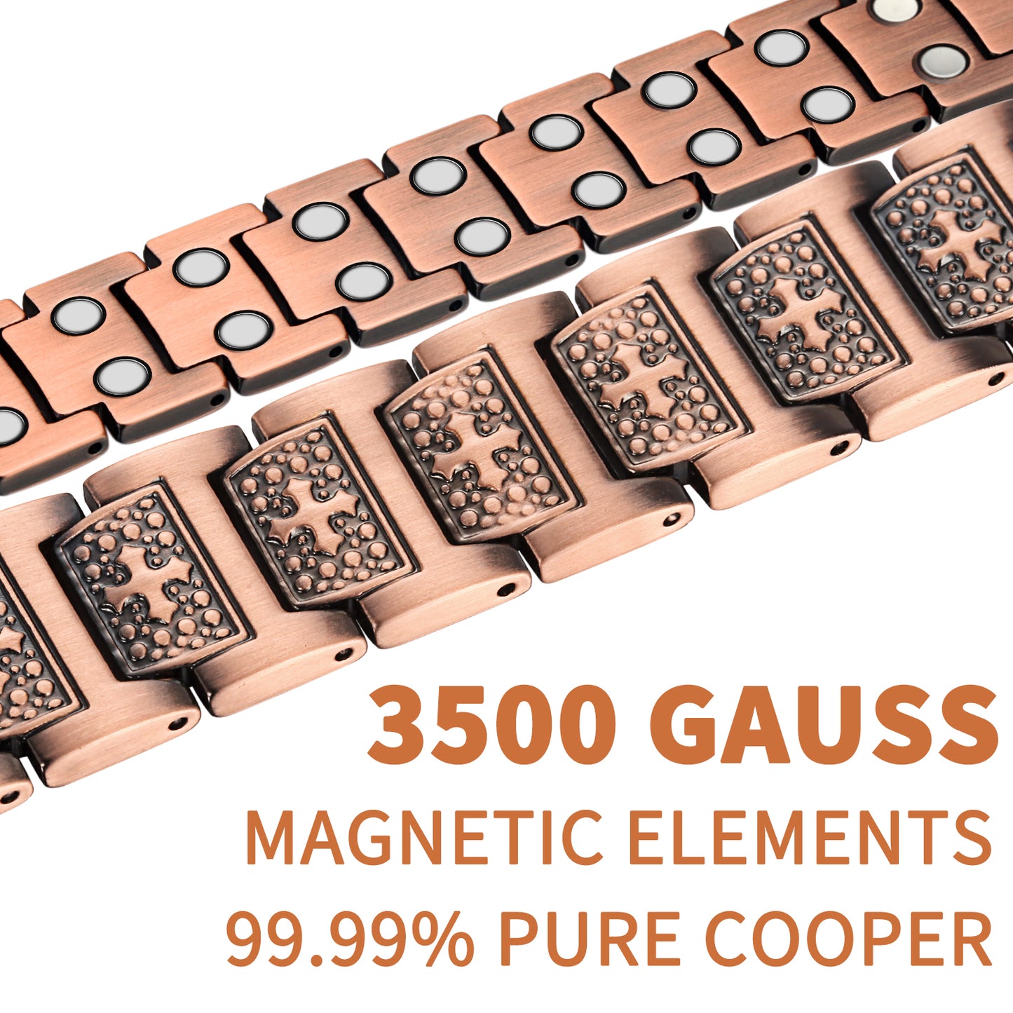 Pure Copper Magnetic Therapy Bracelet for Pain