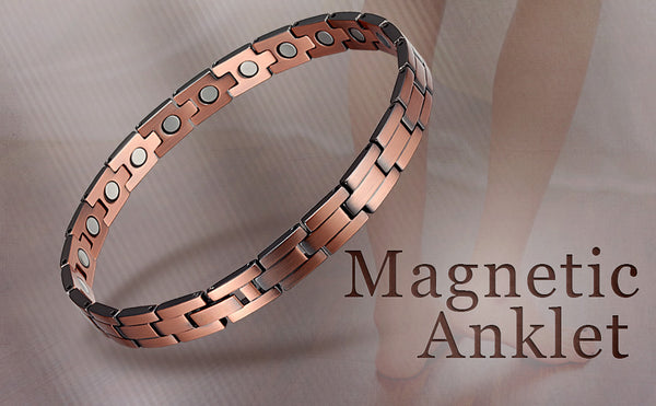 Ultra Strength Women Copper Magnetic Anklet , OCA-145
