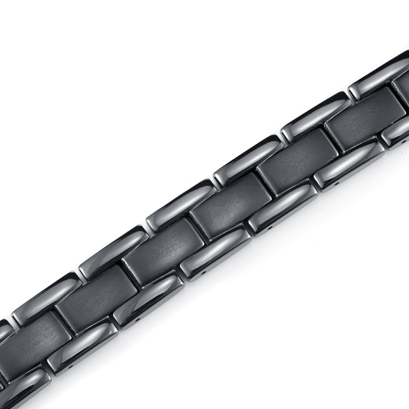 Titanium Ultra Strength Magnetic Therapy Bracelet , Black , OTB-1270BK