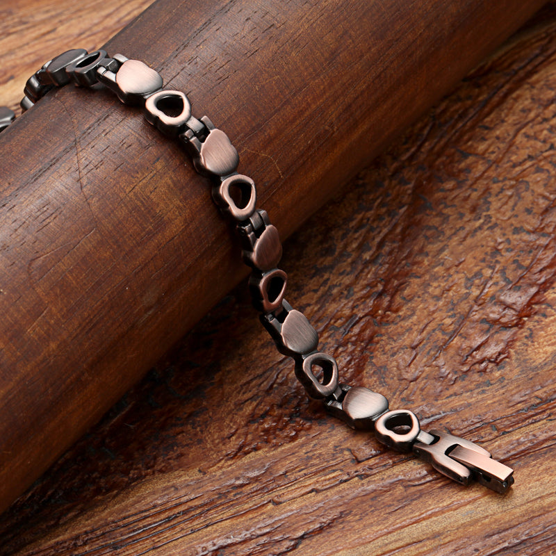 Women Pure Copper Magnetic Bracelet , OCB-082