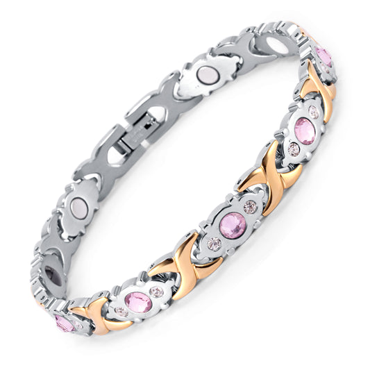 Stainless Steel Women Magnetic Bracelet for Arthritis