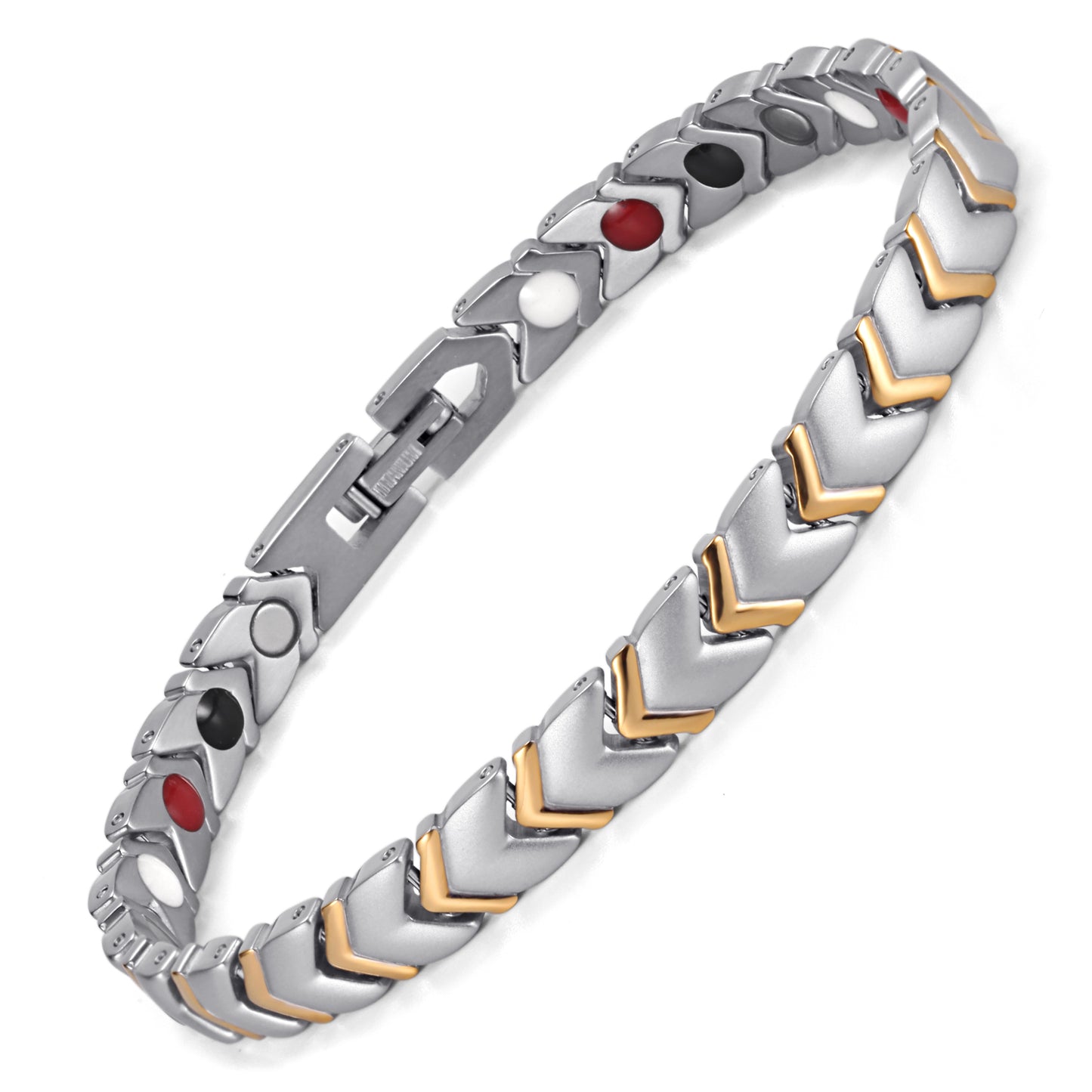 Woman's Arthritis Magnetic Bracelets Reviews Blood Circulation Titanium Bracelet