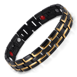 Stainless Steel Carpal Tunnel Pain Magnetic Therapeutic Bracelets for Arthritis