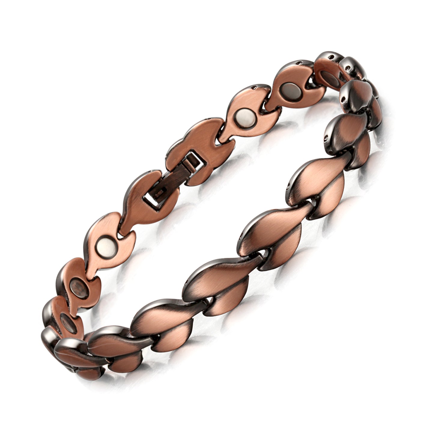 Copper Blossom Magnetic Bracelet