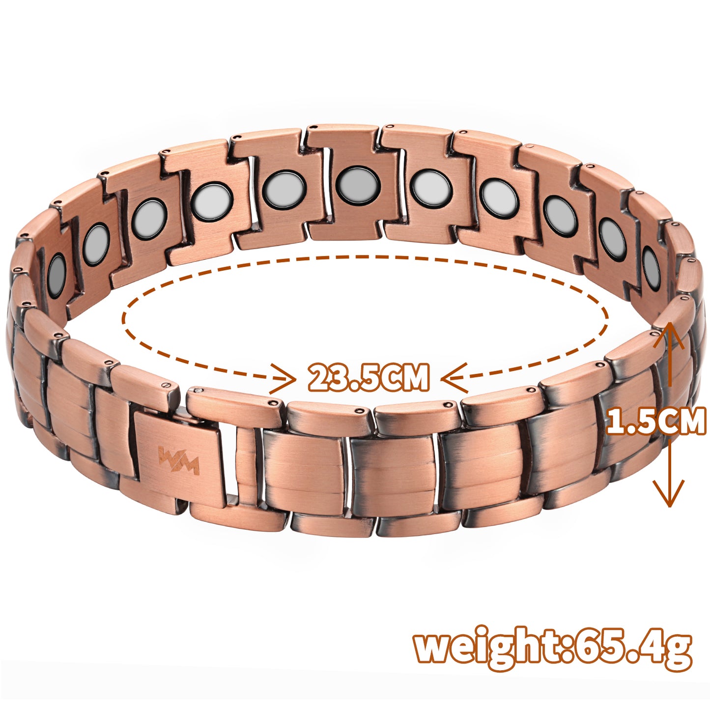 Magnetic Copper Bracelets for Joint Pain , Copper , OCB-4064